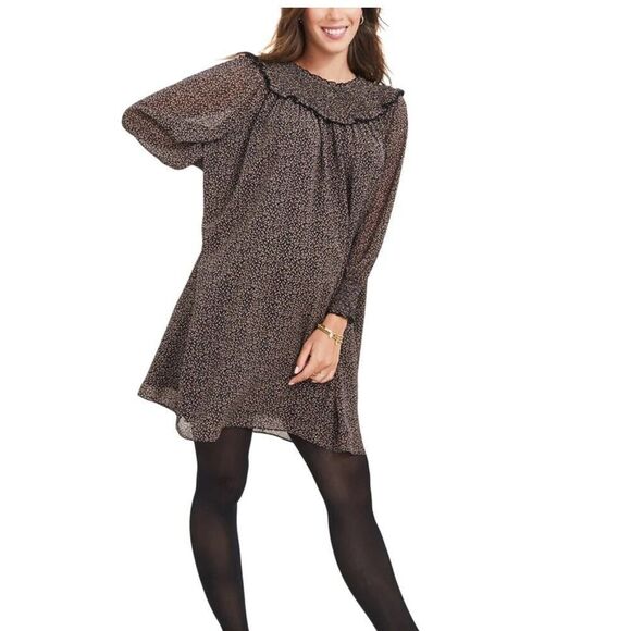 HATCH The Athalie Peasant Mini Dress NWT Sz 1‎ (S) - Picture 1 of 5
